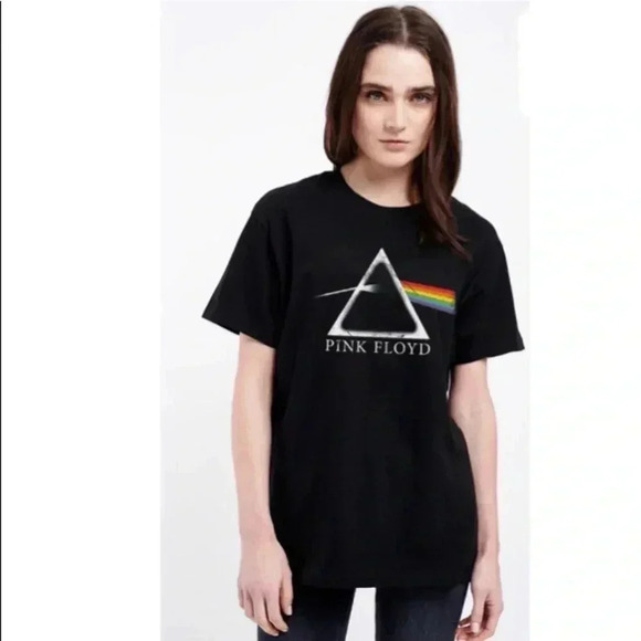 🆕 PINK FLOYD THE DARK SIDE OF THE MOON MEN'S BLACK TEE L🆕 - Picture 3 of 6